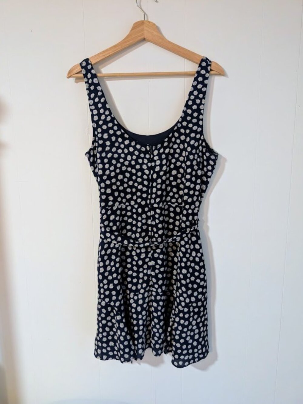ROW A Navy Daisy Mini Dress Size XL